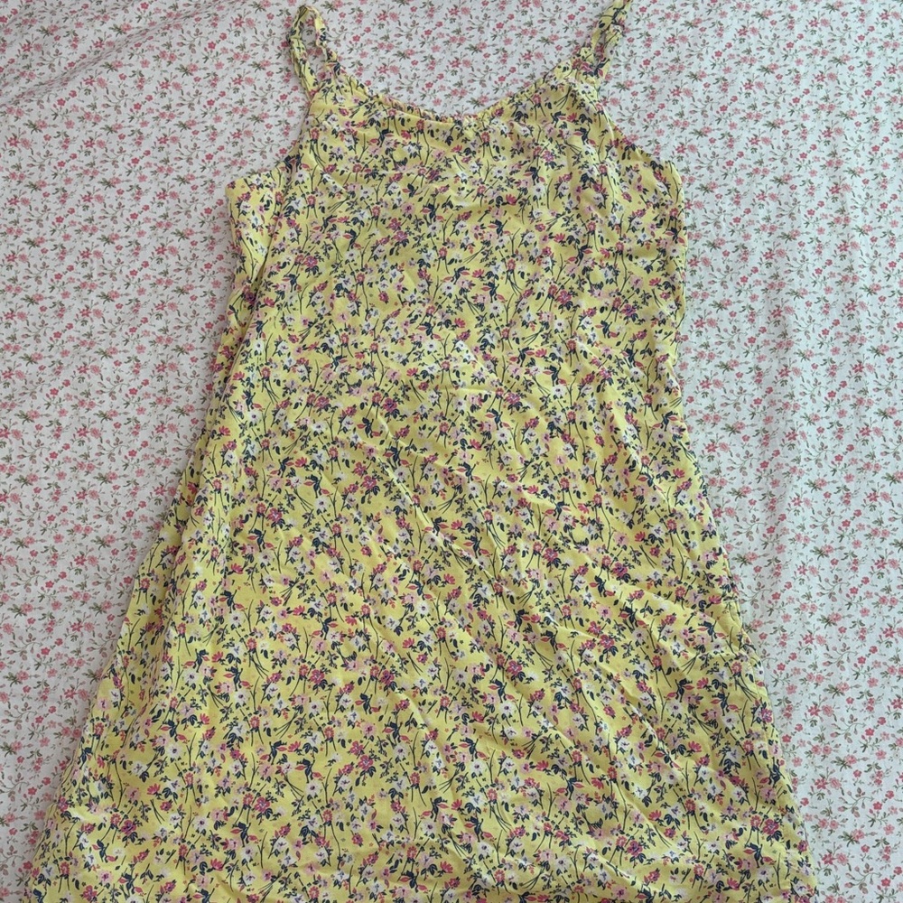 Abercrombie Floral Yellow Sundress